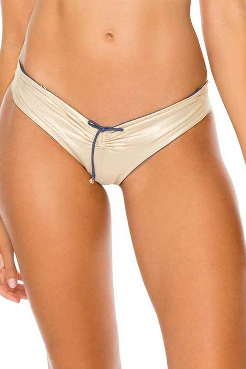 Luli Fama Cosita Buena  REVERSIBLE DRAWSTRING RUCHED BRAZILIAN BOTTOM